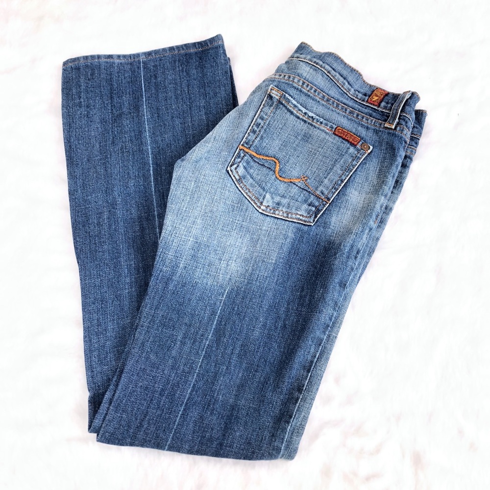 7 for all mankind Bootcut Denim Jeans Size 28